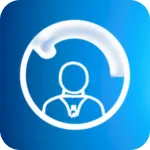 Real human bookkeeper icon